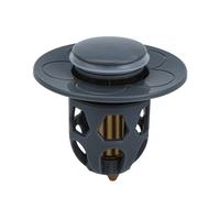 FJOADNVM Nucleo di Scarico A Pavimento Bagno in Acciaio Inossidabile Pop-Up Bounce Core Filtro di Scarico del Bacino Catcher Capelli Doccia Lavello Tappo da Bagno Strumento(Dark Gray)