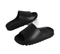 FJOADNVM Nuvola Pantofole Ciabatte For Uomo, Sandali Con Fondo Spesso, Di Tendenza, Osso Design For Le Donne Adatto per spiagge e bagni(Black,37(23.5cm))