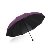 FJOADNVM Ombrello Parasole Leggero E Maneggevole Ombrello A Dieci Stecche Da 130 Cm/51,18 Pollici, Struttura Rinforzata, Resistente, Impermeabile E Antivento(Purple G1345D)
