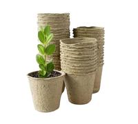 FJOADNVM Semenzaio 30 Pezzi di Carta for Coltivare vasi da vivaio, Tazza for Coltivare vasi da Coltivazione, Vassoio for Semi, Verdure, Piante, Fiori(30pcs 8cm)
