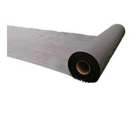 FJOADNVM Telo Anti Erbacce Panno antierba Nero, Largo 1 m, Fornito con 10 Chiodi a Terra, Adatto for Barriere di Verdure ed Erbacce da Giardino