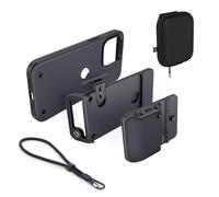 FJORDEN Ultimate Bundle per iPhone 16 Pro Max - Include custodia Fjorden, cinturino in corda nera e adattatore compatibile MagSafe (grande) - Scatta come un professionista con il tuo iPhone