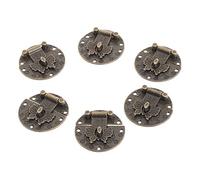 FJQFHH spostare la Spina di Fissaggio, Confezione da 6 Chiusure a Farfalla da 38 mm con Viti in Ottone