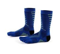 Fjquamitix CooLmax Calzini con dita per uomo e donna, ad alte prestazioni, per corsa, atletica, con cinque dita, per sport all'aria aperta, Blu, L