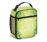 FJQWKLF Alberi, Borsa per il pranzo Scatola per il pranzo isolata Borse riutilizzabili per donne Uomini Lavoro Picnic Campeggio, Design a vita degli alberi, Lunchbox portatile per adulti Verde