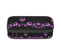 FJQWKLF Astuccio grande Rock and Roll per ragazze e ragazzi, astuccio estetico con scomparti multipli per adulti, organizer per cancelleria da ufficio pratico per bambini, adolescenti, donne, uomini