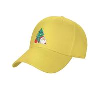FJQWKLF Babbo Natale Che Dorme sotto L'Albero di Natale Berretto da Baseball per Uomo e Donna Cappello Regolabile per Camionista Cappellino per papà