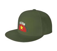 FJQWKLF Berretto da Baseball con Bandiera e libertà del Vietnam del Nord per Uomo e Donna. Cappelli Piatti Regolabili