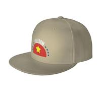 FJQWKLF Berretto da Baseball con Bandiera e libertà del Vietnam del Nord per Uomo e Donna. Cappelli Piatti Regolabili