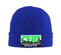 FJQWKLF Berretto Invernale Caldo Lavorato a Maglia per Adulti, con Teschio, Certificato Community Emergency Response Team - Uomo Donna