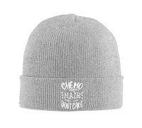 FJQWKLF Berretto Lavorato a Maglia Chemo Hair Don't Care, Cappelli Invernali Caldi, Berretti con Risvolto, Cappello da Orologio per Uomo e Donna