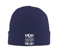 FJQWKLF Berretto Lavorato a Maglia Chemo Hair Don't Care, Cappelli Invernali Caldi, Berretti con Risvolto, Cappello da Orologio per Uomo e Donna