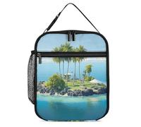 FJQWKLF Borsa per il pranzo a isola per donna Borsa per il pranzo isolata Borsa termica a tenuta stagna per la spiaggia 'ufficio