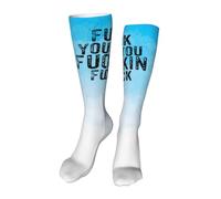 FJQWKLF Calzini,Vaffanculo,Calzini da donna Calzini da corsa da uomo Calzini lunghi morbidi e caldi Calzini a compressione Calzini da trekking 2
