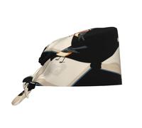 FJQWKLF Cappello da Cuoco da Lavoro per Donne e Uomini, Modello appollaiato su Un Libro