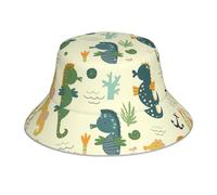 FJQWKLF Cappello da Pescatore Bradipo sul Ramo per Donna Uomo Cappelli da Sole da Spiaggia reversibili Riflettenti Estivi