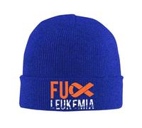 FJQWKLF Cappello Invernale Caldo Lavorato a Maglia per Adulti con Scritta Fuck Leukemia - Uomo Donna
