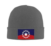 FJQWKLF Cappello Invernale Lavorato a Maglia con Bandiera Juneteenth, Caldo Berretto Invernale con Risvolto, Berretto da Uomo e da Donna