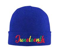 FJQWKLF Cappello Lavorato a Maglia Juneteenth, Caldo Berretto Invernale, Berretto con Risvolto, Berretto da Uomo e da Donna