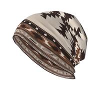FJQWKLF Cappello Termico in Maglia da Uomo per Adulti con Stampa Nativa per Il Calore Invernale, Berretto Elegante e Confortevole