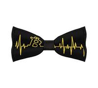 FJQWKLF Cravatta a farfalla regolabile pre-annodata da uomo Bitcoin Heartbeat per regalo
