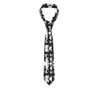 FJQWKLF Cravatta da uomo con pappagallo blu che abbraccia 1, un accessorio alla moda per il gentiluomo moderno, perfetta per un look elegante