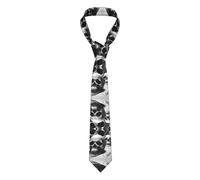 FJQWKLF Cravatta da uomo con pappagallo blu che abbraccia 1, un accessorio alla moda per il gentiluomo moderno, perfetta per un look elegante