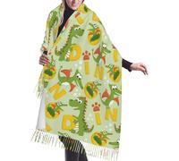 FJQWKLF Dinosauri carini1 Dolci regali per le donne-Sciarpe per le donne Regali Sciarpa coperta Sciarpe Scialle avvolgente oversize Regalo