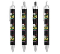 FJQWKLF Free Palestine Penna a sfera carina per donna e uomo Penna a sfera retrattile da 0,5 mm per lavoro 4 pezzi