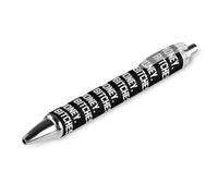 FJQWKLF Fuck Bitches Get Money Penna a sfera da 0,5 mm personalizzata retrattile nera con punta fine per quaderno, scrittura, ufficio, 1 pezzo