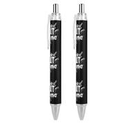 FJQWKLF Get Shit Done Penna a sfera carina per donne e uomini Penna a sfera retrattile da 0,5 mm per lavoro 2 pezzi