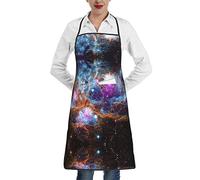 FJQWKLF Grembiule hawaiano resistente alle gocce d'acqua con tasche, grembiuli da cucina per il regalo del Ringraziamento