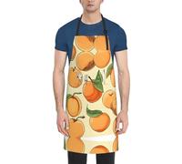 FJQWKLF Grembiule regolabile con stampa 3D per pizza per donne e uomini, grembiule impermeabile con tasche per il giardinaggio, la cucina domestica