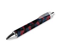 FJQWKLF Happy Birthday USA Penna a sfera retrattile con inchiostro blu, punta fine da 0,5 mm, per ufficio, 1 pezzo