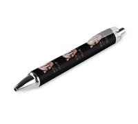 FJQWKLF I Will Walrus Love You Penna a sfera carina per donne e uomini Penna a sfera retrattile da 0,5 mm per lavoro 1 pz.