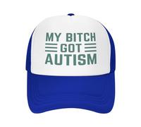 FJQWKLF Il Mio Cappello Bitchs Got Autism per Uomo e Donna, Berretto da Baseball, Cappello da Camionista Divertente