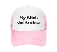 FJQWKLF Il Mio Cappello Bitchs Got Autism per Uomo e Donna, Berretto da Baseball, Cappello da Camionista Divertente