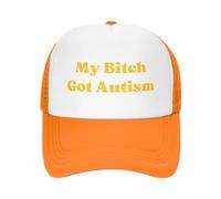 FJQWKLF Il Mio Cappello Bitchs Got Autism per Uomo e Donna, Berretto da Baseball, Cappello da Camionista Divertente