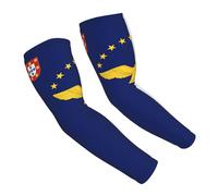 FJQWKLF Maniche protettive estive con bandiera delle Azzorre per il golf