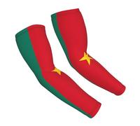 FJQWKLF Maniche protettive per braccia da golf con bandiera del Camerun, ideali per l'estate e per proteggersi dal sole.