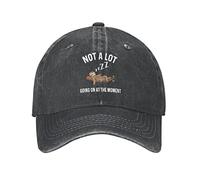 FJQWKLF Non c'è Molto da Fare al Momento Cappello da Baseball da Uomo con Design Caps