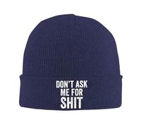 FJQWKLF Non chiedermi Niente, Berretto Lavorato a Maglia, Cappelli Invernali Caldi, Berretti con Risvolto, Cappello da Orologio per Uomo e Donna