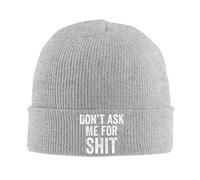 FJQWKLF Non chiedermi Niente, Berretto Lavorato a Maglia, Cappelli Invernali Caldi, Berretti con Risvolto, Cappello da Orologio per Uomo e Donna