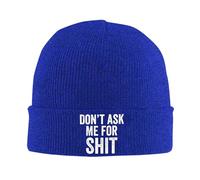 FJQWKLF Non chiedermi Niente, Berretto Lavorato a Maglia, Cappelli Invernali Caldi, Berretti con Risvolto, Cappello da Orologio per Uomo e Donna