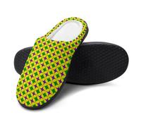 FJQWKLF Pantofole Anime con simpatici conigli bianchi, scarpe da camera da letto slip-on per uomo e donna, calde pantofole da casa in cotone per interni ed esterni, 11-12