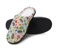 FJQWKLF Pantofole da camera da letto l Storm Waves, scarpe slip-on per uomo e donna, calde pantofole da casa in cotone per interni ed esterni, 13-14