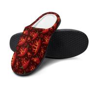 FJQWKLF Pantofole da camera da letto l Storm Waves, scarpe slip-on per uomo e donna, calde pantofole da casa in cotone, per interni ed esterni, 7-8