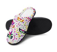 FJQWKLF Pantofole Swallow Birds, pantofole da camera da letto slip-on per uomo e donna, calde pantofole da casa in cotone, per interni ed esterni, taglia 9-10