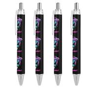 FJQWKLF Parrucchiere Styling è il mio superpotere Penne a sfera carine per donne e uomini Penna a sfera retrattile da 0,5 mm per lavorare 4 pezzi