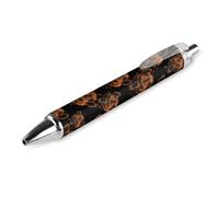 FJQWKLF Penna a sfera a scatto Angry Hyena Dog con inchiostro blu, punta fine da 0,5 mm, per ufficio, 1 pezzo